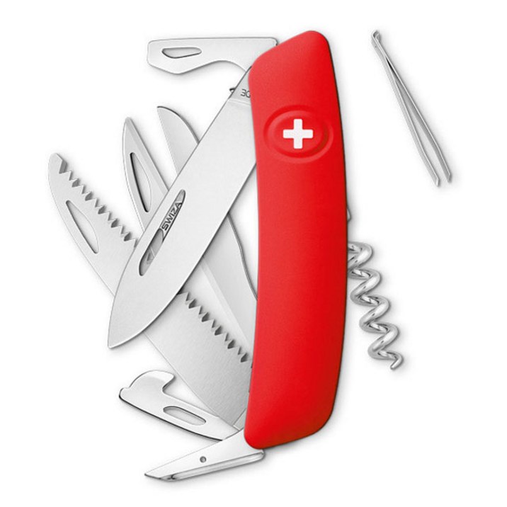스위자 스탠다드 D09 레드 13가지멀티툴, 1개
