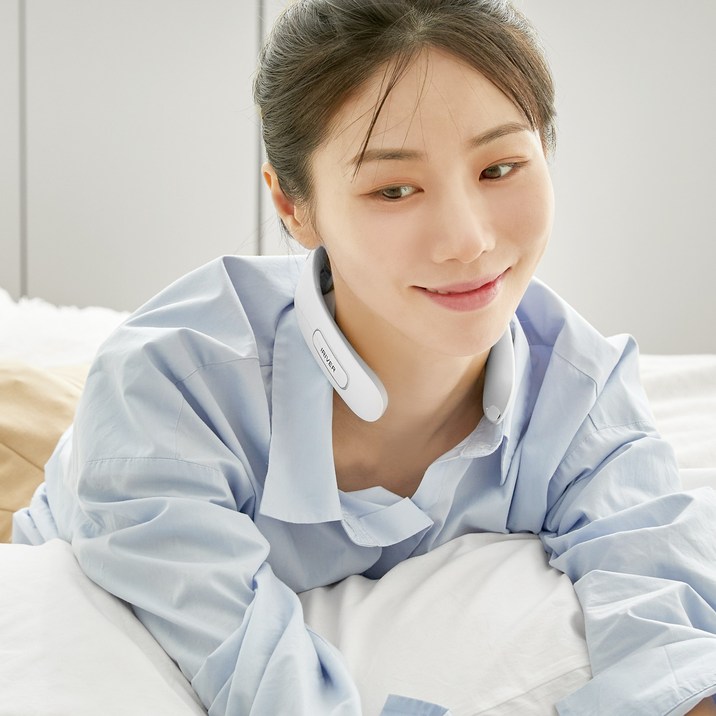 아이리버 저주파 목 마사지기 화이트 IHCNM010