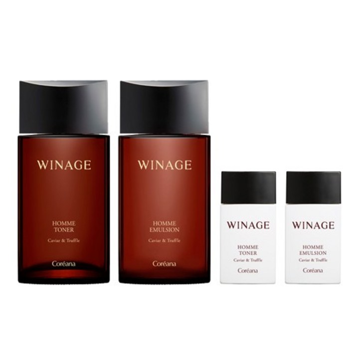 4종코리아나 위네이지 옴므 2종기획쇼핑백, 1세트