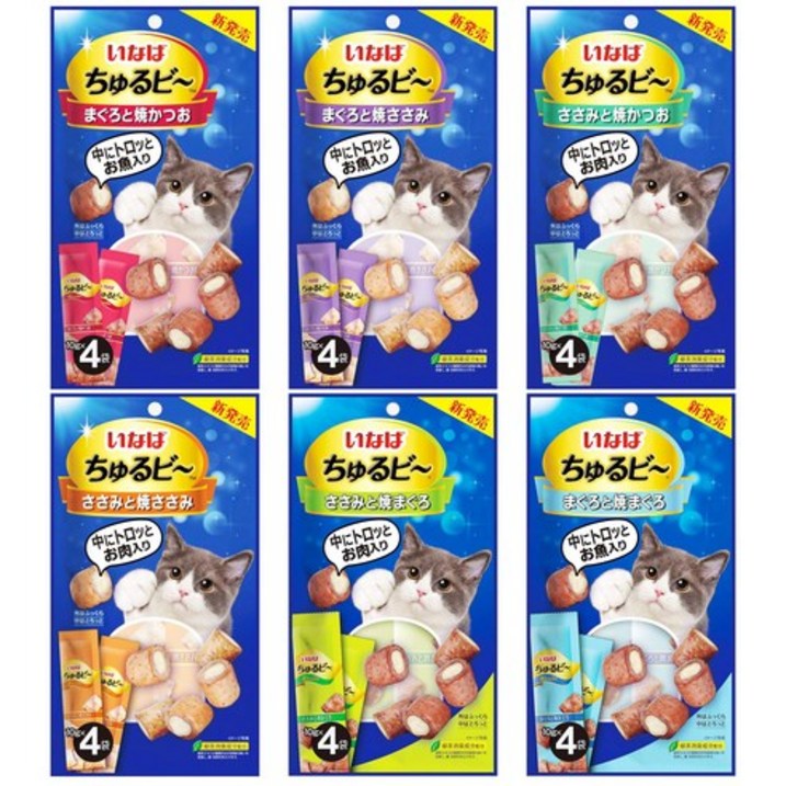 이나바 챠오 츄르비 4종 콤보세트