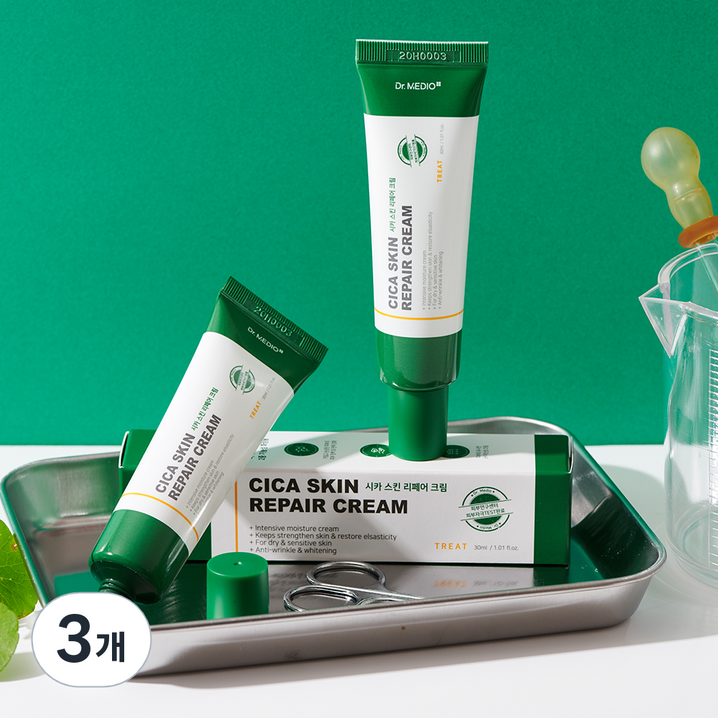 닥터메디오 시카 스킨 리페어 노니 지우개 크림, 30ml, 3개 닥터메디오 시카 스킨 리페어 노니 지우개 크림, 30ml, 3개