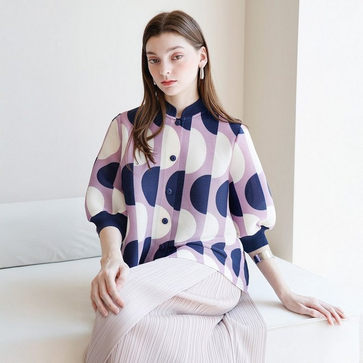 요이츠 브랜드관 하프문 그래픽 플리츠 자켓YJ04WNPJK02PU1 2352289