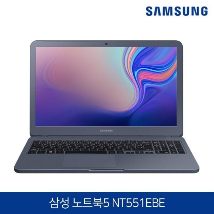 삼성전자 노트북 5 NT551EBE 그레이 8세대 코어i3 램8GB SSD128GB 윈10 탑재, NT551EBE, WIN10 Home, 8GB, 128GB, 코어i3 8145U, 그레이 7121916249