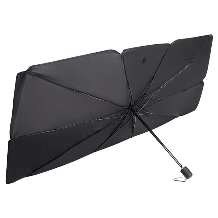 ZONT (고급형) 차량용 햇빛가리개 우산형 간편 경차 소형 손잡이무광 Z1-S