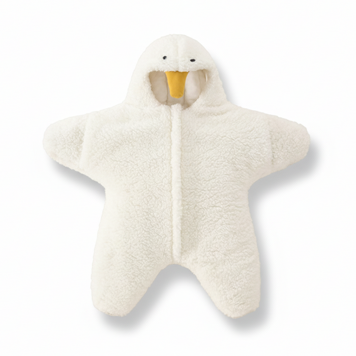 오리 아기우주복 신생아겨울우주복 돌아기우주복