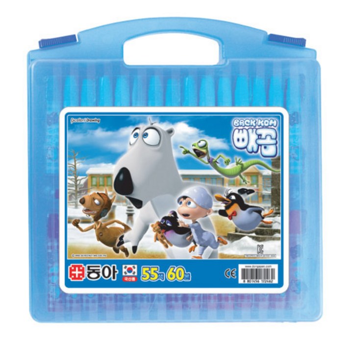 크레파스55색동아블루, 1개입