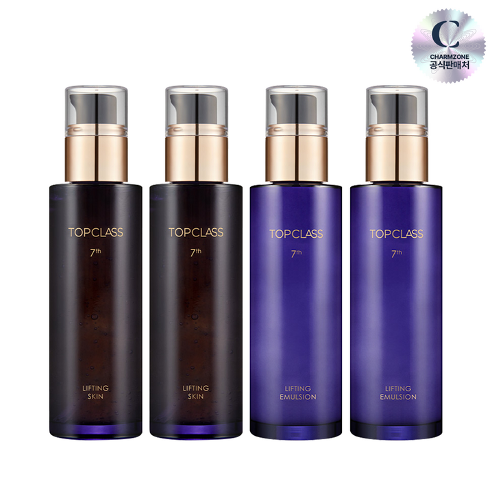 참존 탑클래스 리프팅 스킨 로션 2종세트 11 주름 탄력 미백 속건조 잔주름 영양 보습