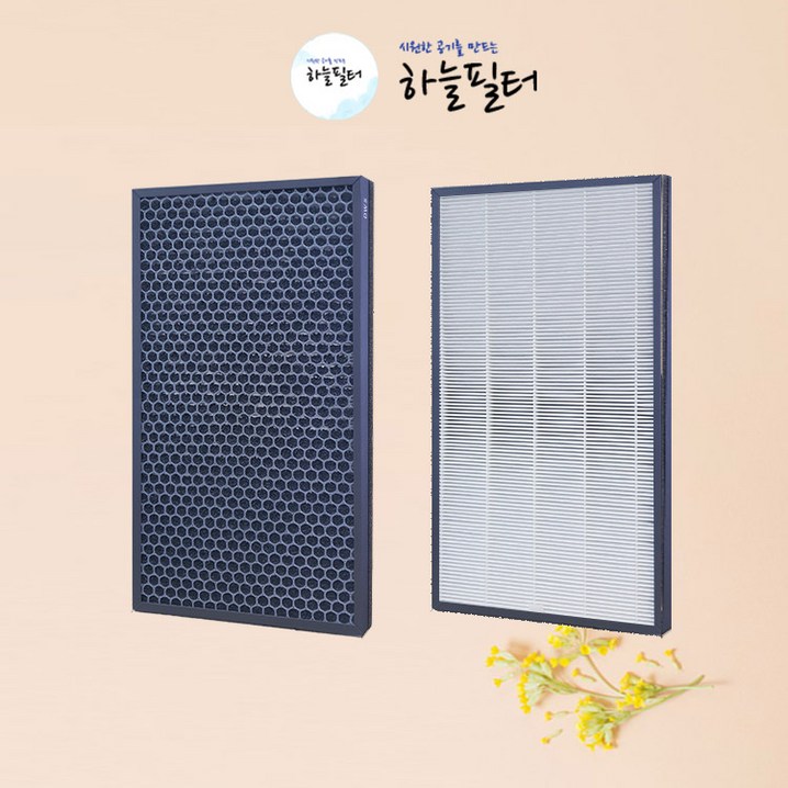 하늘필터 위니아 WPA25D0XSW 공기청정기 호환필터 WPA18, 2개, 호환 WPA25D0XSW