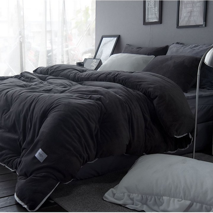 엘렌 레몬그라스 국내 제조 극세사 차렵이불