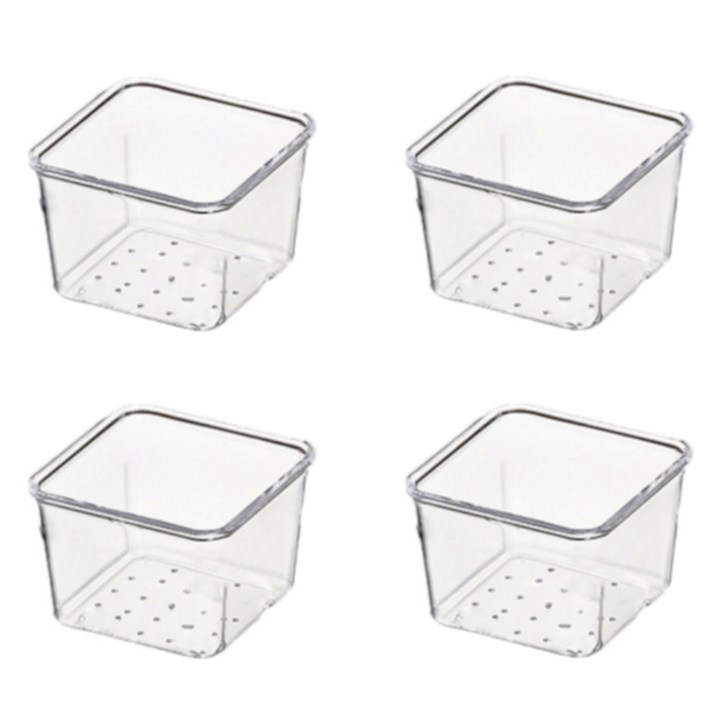 주앤지 아크릴 수납 정리함 A 7.5 x 7.5 x 5.6 cm