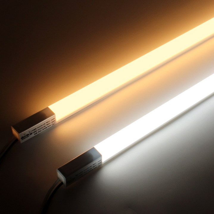 DK 220v 직결용 LED바 60cm 120cm 쇼케이스 진열장 간접조명 LED T5 간접등
