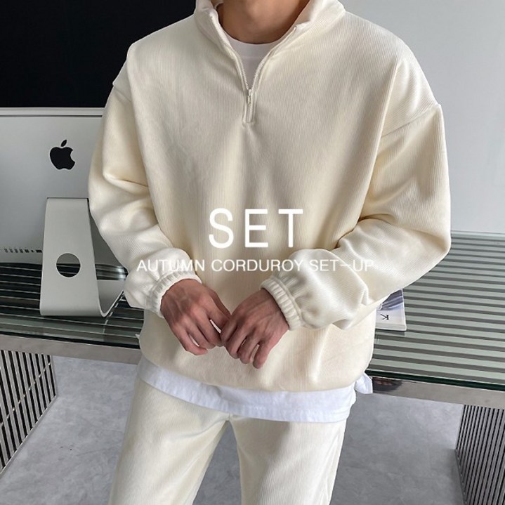 SET기모 독보남 남녀공용 기모 반집업맨투맨와이드팬츠조거팬츠 츄리닝세트 트레이닝세트 5893 SET기모 독보남 남녀공용 기모 반집업맨투맨와이드팬츠조거팬츠 츄리닝세트 트레이닝세트 5893