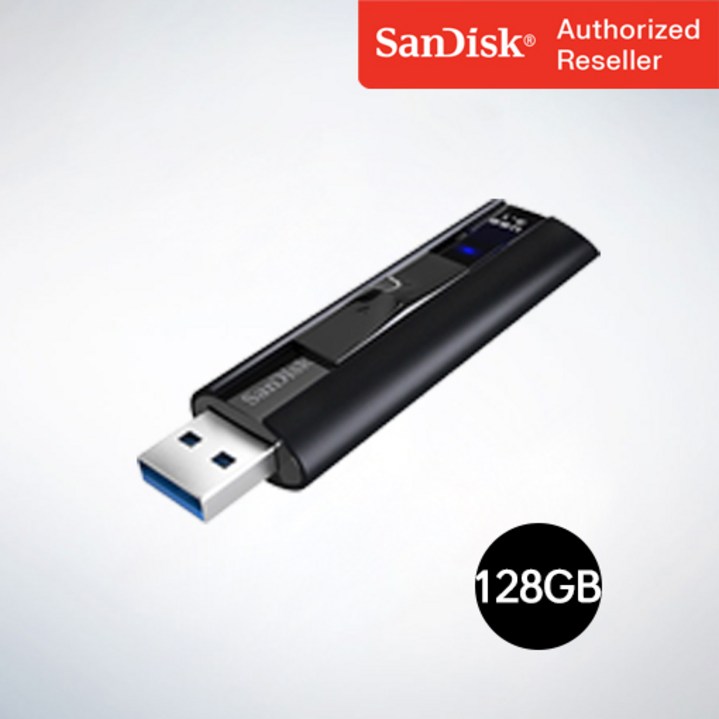 샌디스크 USB 메모리 Extreme Pro 익스트림 프로 솔라드 스테이트 플래쉬 USB 3.2 CZ880 128GB 7313346034
