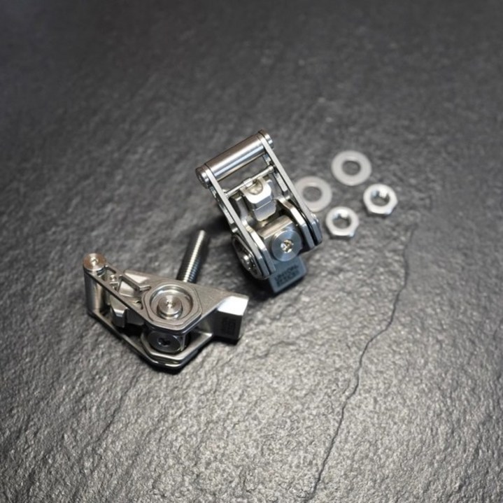 BROMPTON 접이식 자전거 용 접이식 힌지 클립 A C P Tline 스위칭 티타늄 빠른 연결 해제 C 버클 클램프