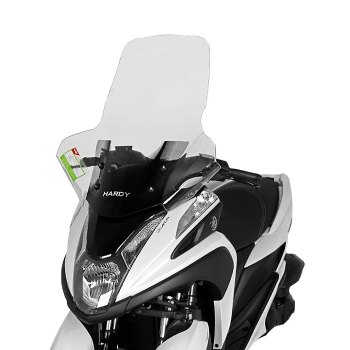 하디 야마하 트리시티125 2015년-2024년 튜닝 바람막이 클리어 윈드스크린, 1개