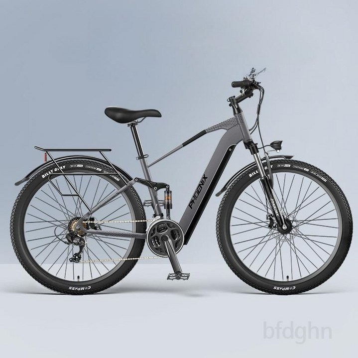 알루미늄 합금 배터리 전기 자전거 튼튼한 출퇴근용 2629인치 전동 보조 자전거 편안한 장거리 주행 가능한 산악용 디자인 세련된 스타일링, 25AH그레이29인치시마노24단 그레이29인치토크센서시, 알루미늄 합금