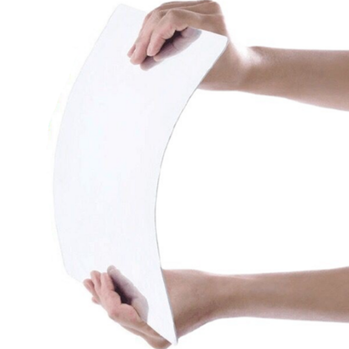 접착식거울 디트리 붙이는 아크릴 직사각 일체형 거울 60 x 20 cm, 단일색상