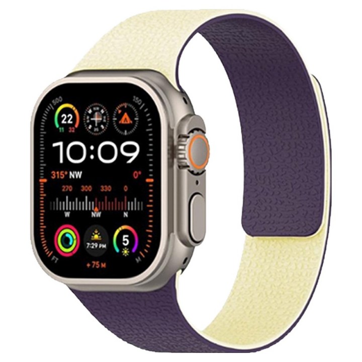 젤센 애플워치 호환 투톤 마그네틱 밴드 스트랩 42  44  45  46  49mm