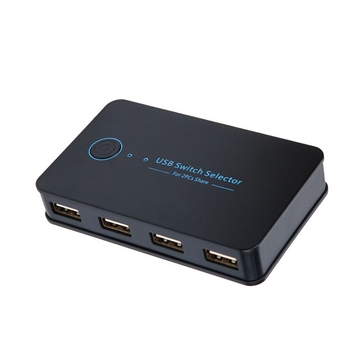 컴스 2대4 USB 2.0 수동 선택기 스위치