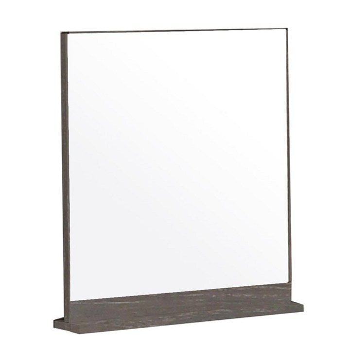벽걸이사각거울 모아가구 플레다 스탠드형 사각거울 560x615, 에버월넛
