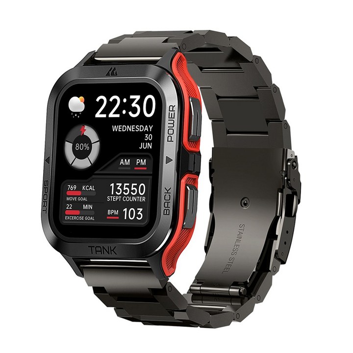 KOSPET TANK M2 스마트 워치, Red