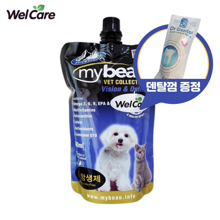 강아지눈영양제 마이뷰 옵틱 300ml (눈 영양제)