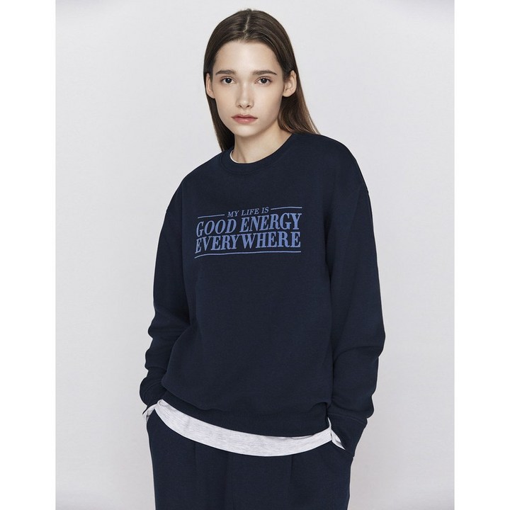 지오다노NEW 노정의여자 기모 프린트맨투맨굿에너지325930 9칼라