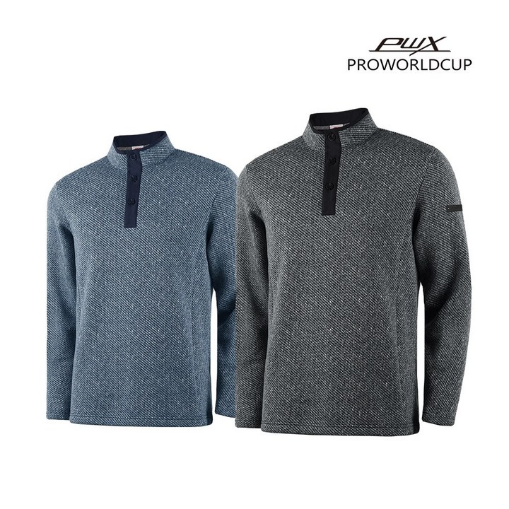 파란색후드티 pro Q420-3174-75 남성 기모 스웨터 집업 티셔츠
