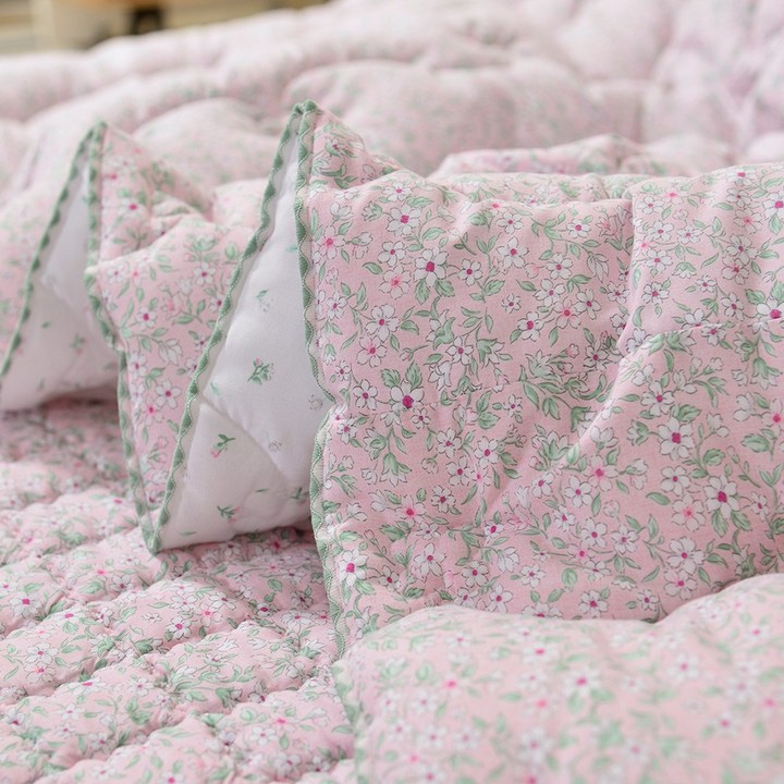 에리카 세미마이크로 사계절 간절기 차렵이불  SS Q 사이즈 선택  봄가을여름침구