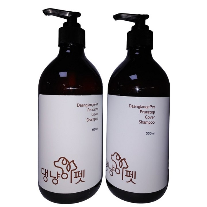 (할인이벤트)약용샴푸 댕냥이펫 보습샴푸 500ml 2병/피부건강와 모발윤기까지 챙기는 약용샴푸, 2개, 500ml