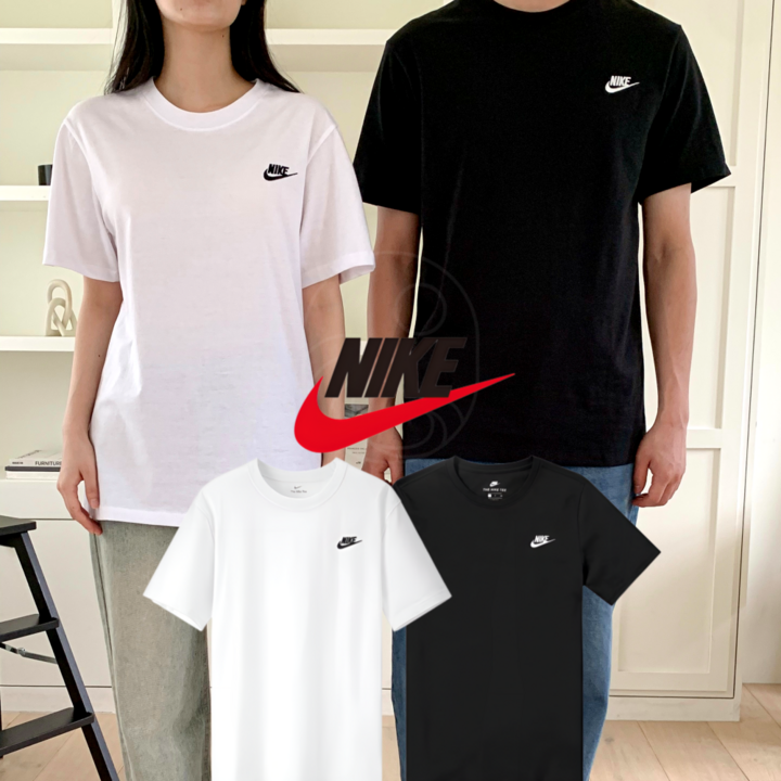 오늘출발 나이키 스우시 남녀공용 반팔 티셔츠 스포츠 데일리룩 커플 선물