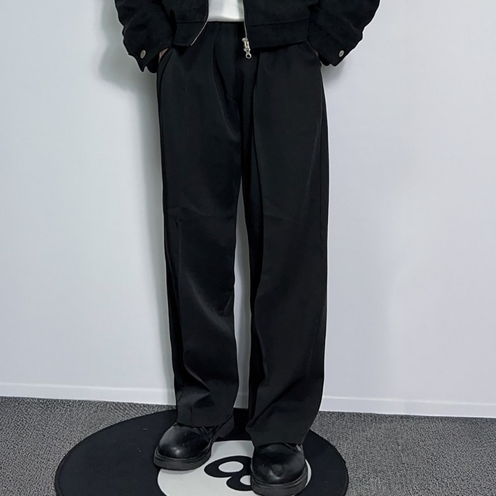 데이릿 남성 프리미엄 세미와이드 밴딩 슬랙스 11