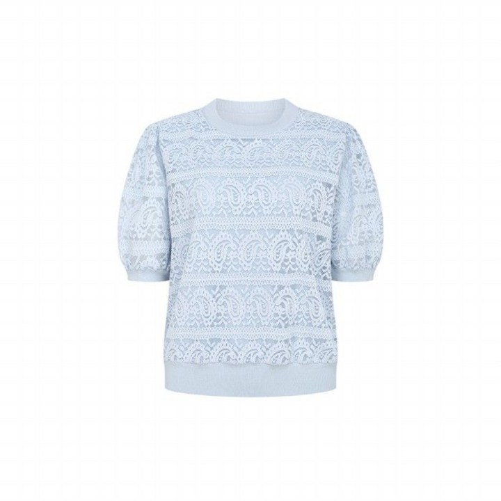 더틸버리 레이스 배색 풀오버 니트 N1PO52W 768982