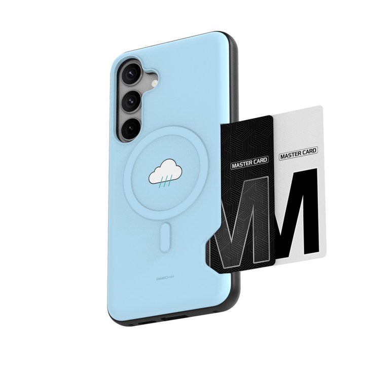 별다섯 자석 맥세이프 카드 케이스 2장 수납 타이니테일즈