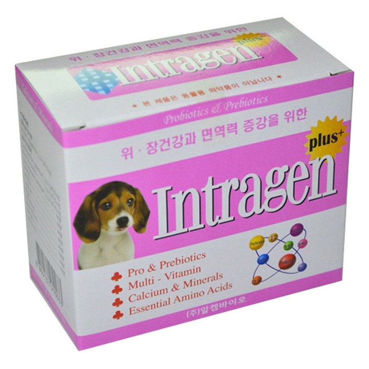 인트라젠 플러스 반려동물용 분말 면역력 영양제 30p