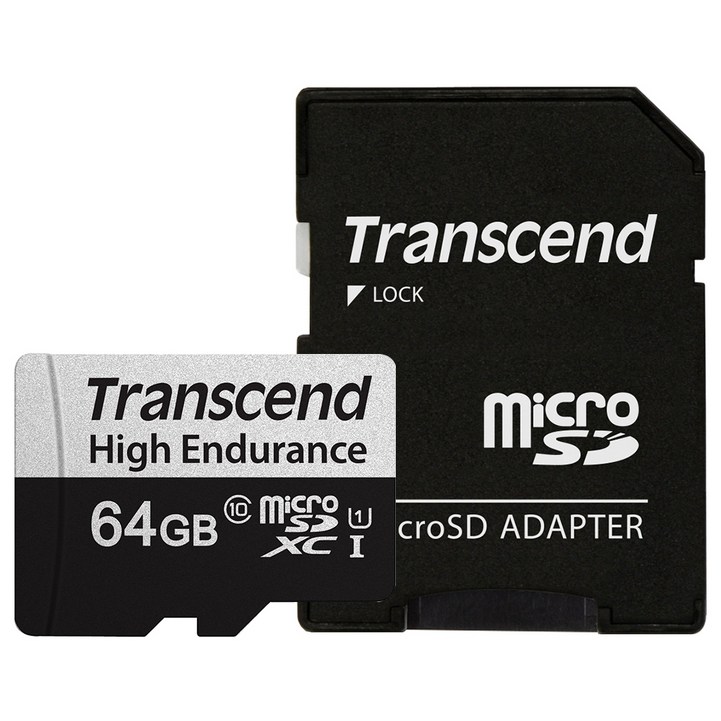 트랜센드 마이크로SD 블랙박스 메모리카드 350V 20230514
