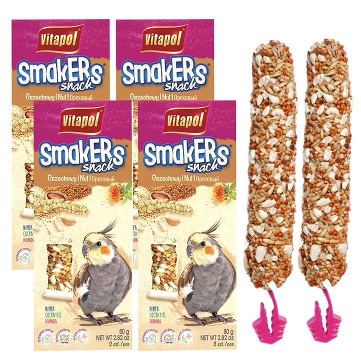 비타폴 조류용 스마커스 영양바 넛츠 2p zvp2207