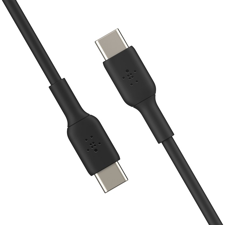 벨킨 부스트업 USB C to C타입 고속 충전케이블 CAB003bt 1m, 블랙, 1개, 1m