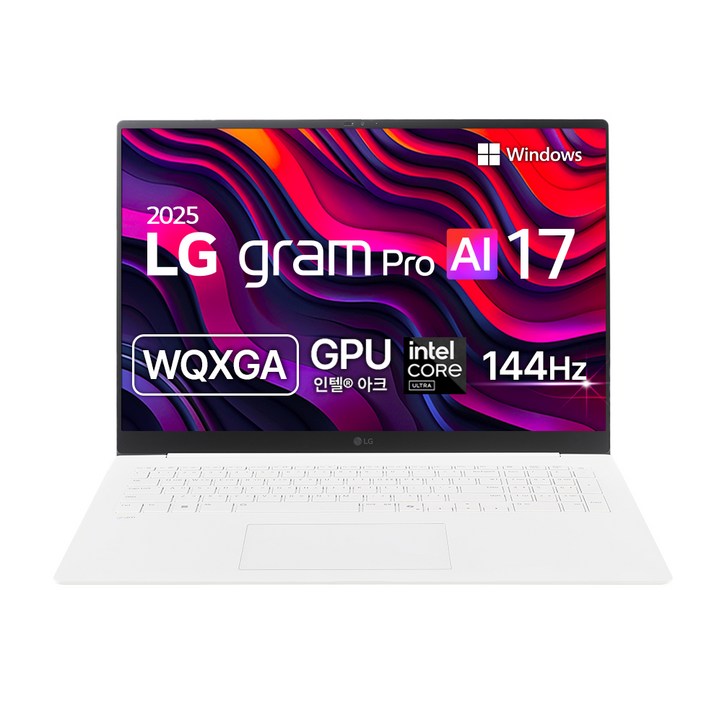 LG전자 2025 그램 Pro AI 17 WQXGA 코어Ultra5 애로우레이크