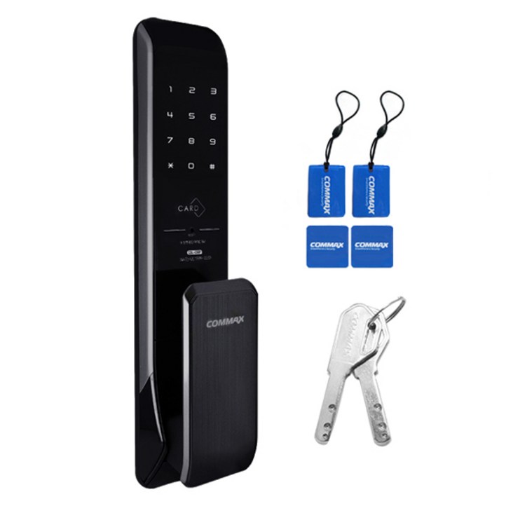 COMMAX 푸시풀 코맥스 도어락 열쇠식 CDL230P 비상키2개 포함