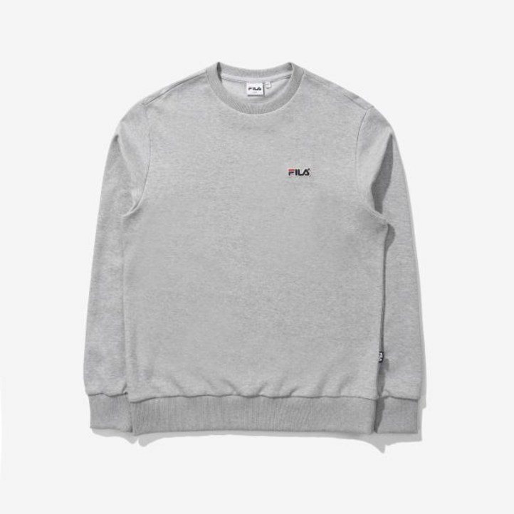 FILA 본사공식 크림 로고 맨투맨 FE2POE5110XMLY