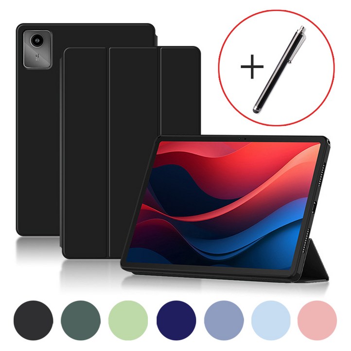 샤오신패드 2024 케이스 TPU 플립 커버 11인치 레노버 탭 M11 TB331F 330FU