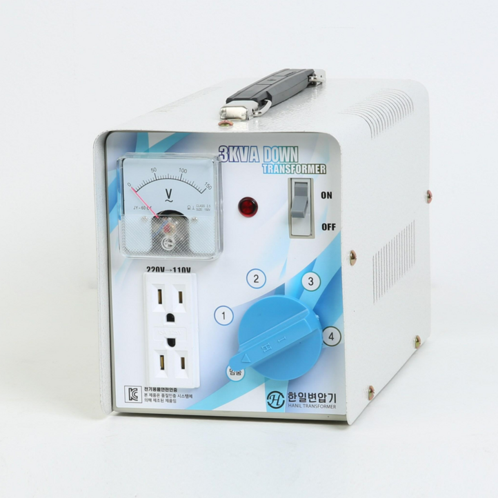 1,2,3,5kva 다운변압기승압변압기한일트랜스도란스국내용, 1개 1,2,3,5kva 다운변압기승압변압기한일트랜스도란스국내용, 1개