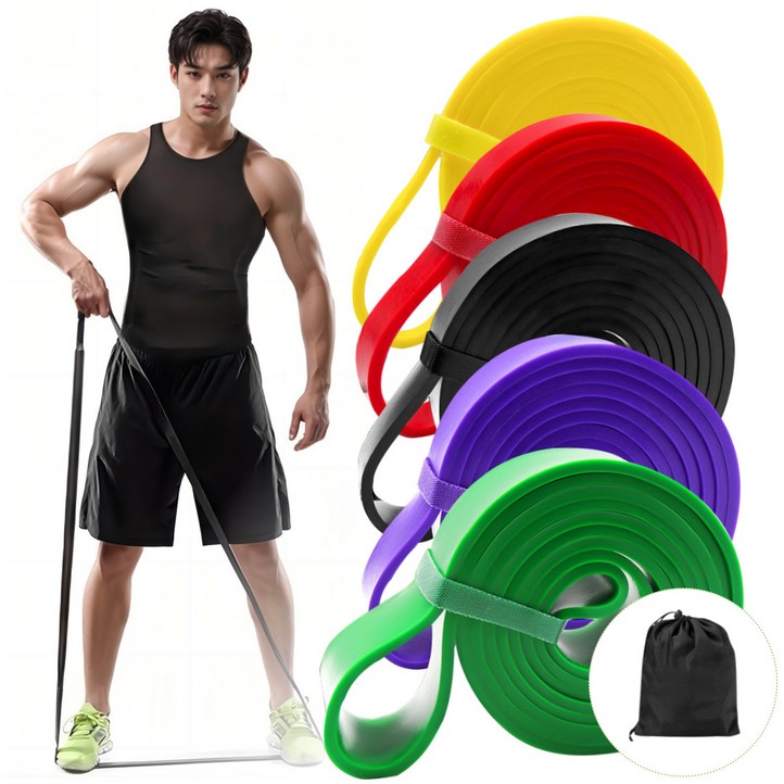 초고탄성 트윈브로 고급 턱걸이 풀업 밴드 5종