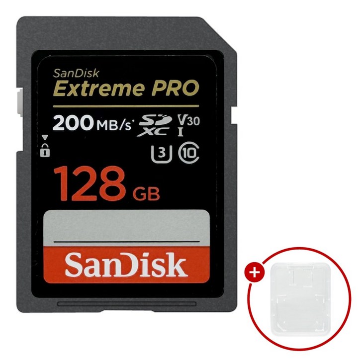 샌디스크 익스트림 프로 SD메모리카드 Extreme PRO UHSI SDXX SD카드 케이스