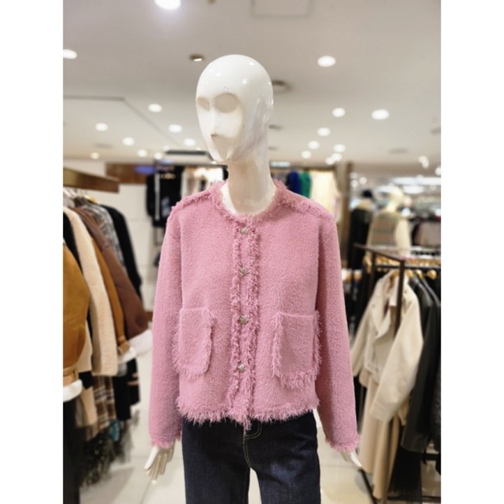 밸리걸 테슬 포인트 보카시 니트가디건 696400