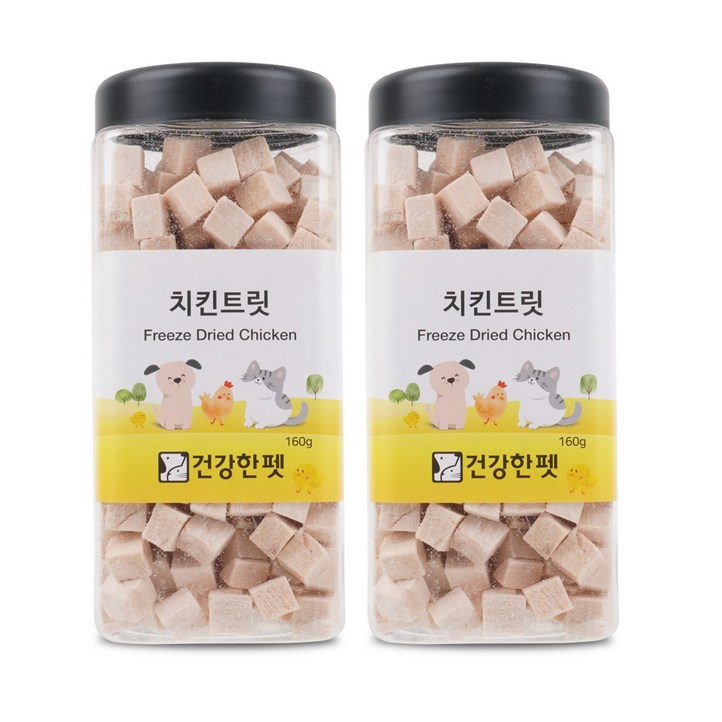 건강한펫 동결건조 치킨 160g 건강한펫 동결건조 치킨 160g