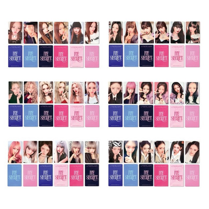 아이브 포카 시크릿 SECRET 36장 SET 포토카드 원영 유진 레이 가을 이서 리즈