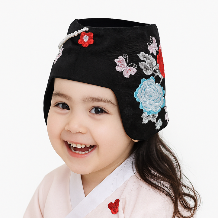 아기조바위 신생아조바위 어린이집 여아한복 장신구