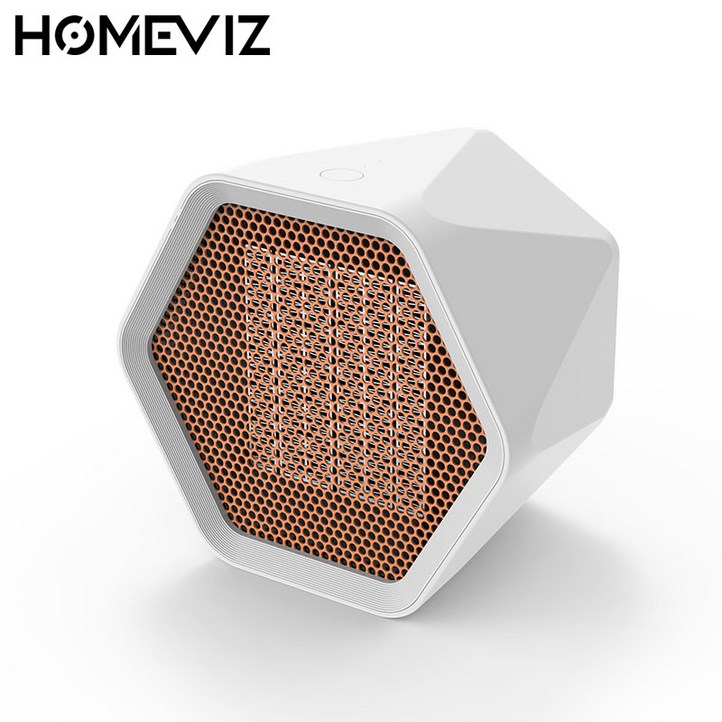 HOMEVIZ NF1 캠핑 사무실 PTC 미니온풍기 미니 팬히터, 하얀 HOMEVIZ NF1 캠핑 사무실 PTC 미니온풍기 미니 팬히터, 하얀